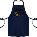 Its Not Uranus Funny Climate Change Cotton Apron 100% Organic Navy Blue