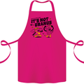 Its Not Uranus Funny Climate Change Cotton Apron 100% Organic Pink