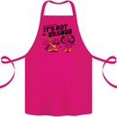 Its Not Uranus Funny Climate Change Cotton Apron 100% Organic Pink