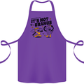 Its Not Uranus Funny Climate Change Cotton Apron 100% Organic Purple