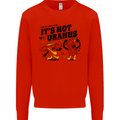 Its Not Uranus Funny Climate Change Kids Sweatshirt Jumper Bright Red