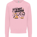 Its Not Uranus Funny Climate Change Kids Sweatshirt Jumper Light Pink