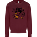 Its Not Uranus Funny Climate Change Kids Sweatshirt Jumper Maroon
