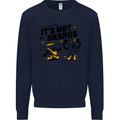 Its Not Uranus Funny Climate Change Kids Sweatshirt Jumper Navy Blue