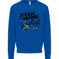 Its Not Uranus Funny Climate Change Kids Sweatshirt Jumper Royal Blue