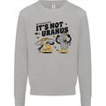 Its Not Uranus Funny Climate Change Kids Sweatshirt Jumper Sports Grey