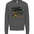 Its Not Uranus Funny Climate Change Kids Sweatshirt Jumper Storm Grey