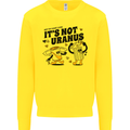 Its Not Uranus Funny Climate Change Kids Sweatshirt Jumper Yellow