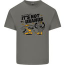 Its Not Uranus Funny Climate Change Kids T-Shirt Childrens Charcoal