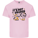 Its Not Uranus Funny Climate Change Kids T-Shirt Childrens Light Pink