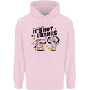 Its Not Uranus Funny Climate Change Mens 80% Cotton Hoodie Light Pink
