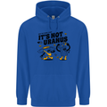 Its Not Uranus Funny Climate Change Mens 80% Cotton Hoodie Royal Blue