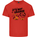 Its Not Uranus Funny Climate Change Mens Cotton T-Shirt Tee Top Red