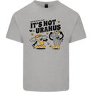 Its Not Uranus Funny Climate Change Mens Cotton T-Shirt Tee Top Sports Grey