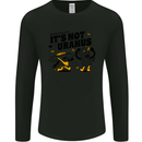 Its Not Uranus Funny Climate Change Mens Long Sleeve T-Shirt Black