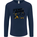 Its Not Uranus Funny Climate Change Mens Long Sleeve T-Shirt Navy Blue