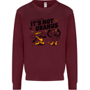 Its Not Uranus Funny Climate Change Mens Sweatshirt Jumper Maroon