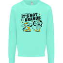 Its Not Uranus Funny Climate Change Mens Sweatshirt Jumper Peppermint