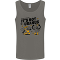 Its Not Uranus Funny Climate Change Mens Vest Tank Top Charcoal