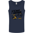Its Not Uranus Funny Climate Change Mens Vest Tank Top Navy Blue