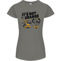 Its Not Uranus Funny Climate Change Womens Petite Cut T-Shirt Charcoal