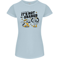 Its Not Uranus Funny Climate Change Womens Petite Cut T-Shirt Light Blue