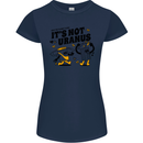 Its Not Uranus Funny Climate Change Womens Petite Cut T-Shirt Navy Blue