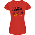 Its Not Uranus Funny Climate Change Womens Petite Cut T-Shirt Red