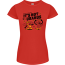 Its Not Uranus Funny Climate Change Womens Petite Cut T-Shirt Red