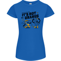 Its Not Uranus Funny Climate Change Womens Petite Cut T-Shirt Royal Blue