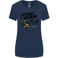 Its Not Uranus Funny Climate Change Womens Wider Cut T-Shirt Navy Blue