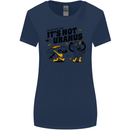 Its Not Uranus Funny Climate Change Womens Wider Cut T-Shirt Navy Blue