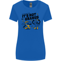 Its Not Uranus Funny Climate Change Womens Wider Cut T-Shirt Royal Blue