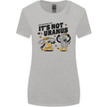 Its Not Uranus Funny Climate Change Womens Wider Cut T-Shirt Sports Grey