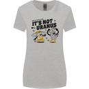 Its Not Uranus Funny Climate Change Womens Wider Cut T-Shirt Sports Grey