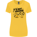 Its Not Uranus Funny Climate Change Womens Wider Cut T-Shirt Yellow