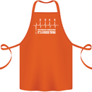 Its a Biker Thing Motorcycle Motorbike Cotton Apron 100% Organic Orange