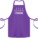 Its a Biker Thing Motorcycle Motorbike Cotton Apron 100% Organic Purple