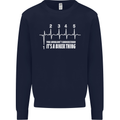 Its a Biker Thing Motorcycle Motorbike Kids Sweatshirt Jumper Navy Blue