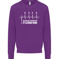 Its a Biker Thing Motorcycle Motorbike Kids Sweatshirt Jumper Purple