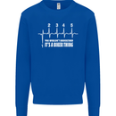 Its a Biker Thing Motorcycle Motorbike Kids Sweatshirt Jumper Royal Blue