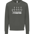 Its a Biker Thing Motorcycle Motorbike Kids Sweatshirt Jumper Storm Grey