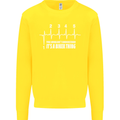 Its a Biker Thing Motorcycle Motorbike Kids Sweatshirt Jumper Yellow
