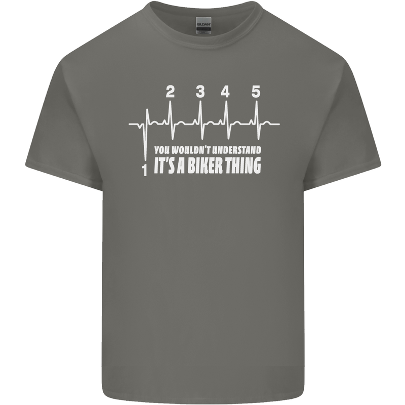 Its a Biker Thing Motorcycle Motorbike Kids T-Shirt Childrens Charcoal