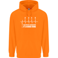 Its a Biker Thing Motorcycle Motorbike Mens 80% Cotton Hoodie Orange