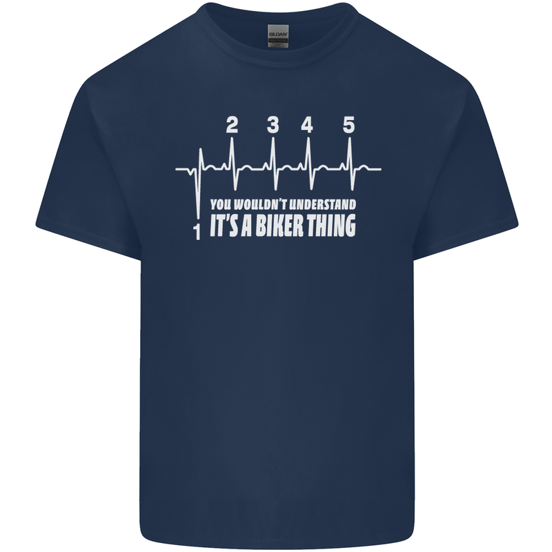 Its a Biker Thing Motorcycle Motorbike Mens Cotton T-Shirt Tee Top Navy Blue