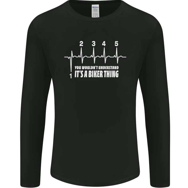 Its a Biker Thing Motorcycle Motorbike Mens Long Sleeve T-Shirt Black