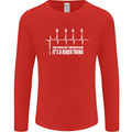Its a Biker Thing Motorcycle Motorbike Mens Long Sleeve T-Shirt Red