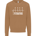 Its a Biker Thing Motorcycle Motorbike Mens Sweatshirt Jumper Caramel Latte