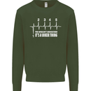 Its a Biker Thing Motorcycle Motorbike Mens Sweatshirt Jumper Forest Green